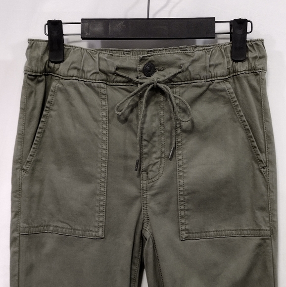 American Eagle Super Stretch Jogger Women's 4 Green High-Waisted Cargo Utility - Picture 4 of 11